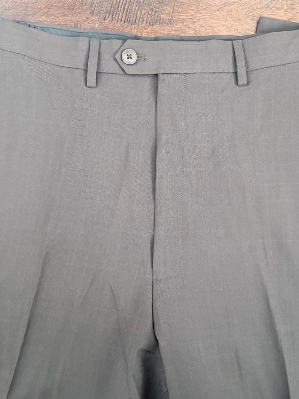 Haggar Classic Fit Dress Pants Men’s 46x32 Brown Stretch NWT